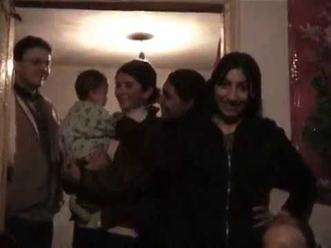 Visiting the Gabor gypsy family in Nikolaev, Ukraine. October 2005.