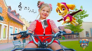 Diana and Roma Paw Patrol The Movie Keep Up with t...