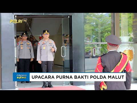 POLDA MALUT GELAR UPACARA PURNABAKTI HORMATI PENGABDIAN PERSONEL