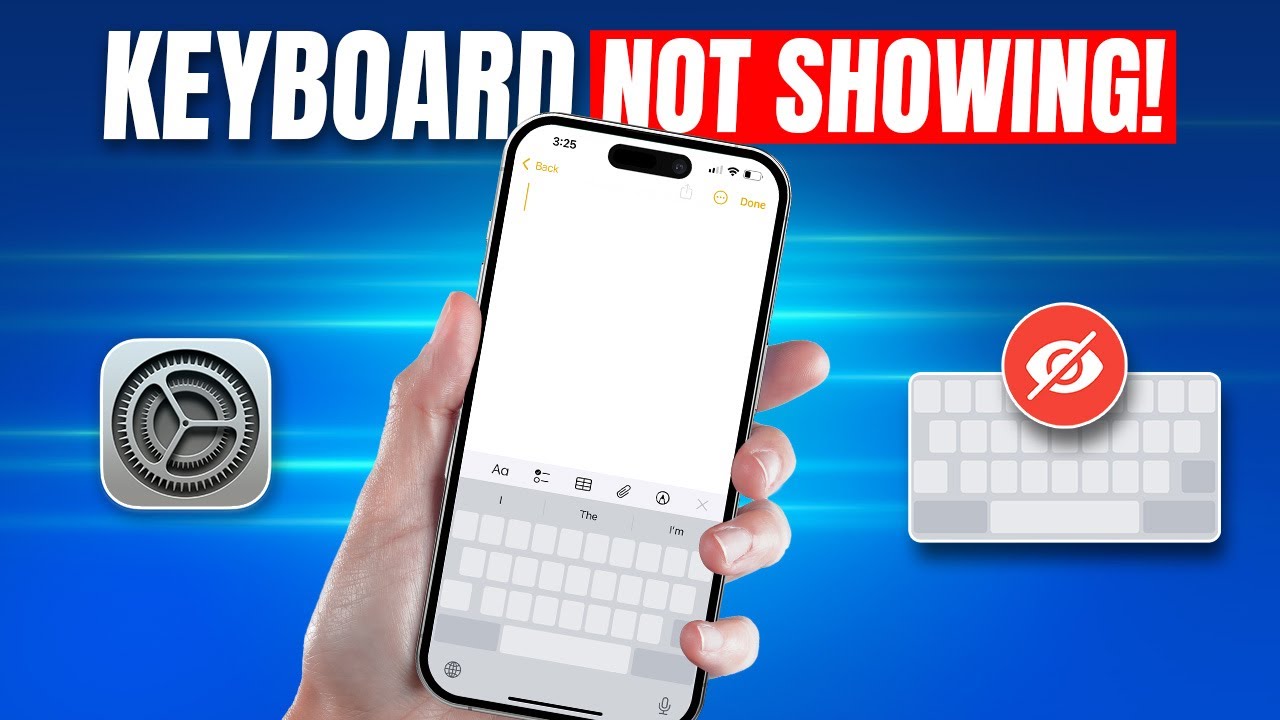 How To Fix Keyboard Not Showing on iPhone | iPhone Keyboard Missing Issue
