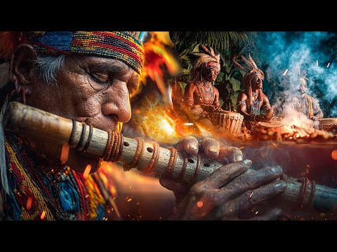 Shamanic Music | Spirit Drumming Ritual to Cleanse Pain & Deep Healing 432 Hz Drum Meditation