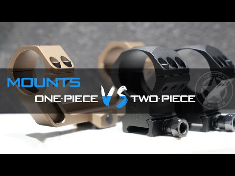 Vector Optics // What's The Difference Between One-Piece Mounts vs Two-Piece Mounts?