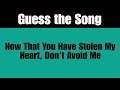 Guess The Songs By Its English Lyrics Mind Mystery