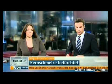 N24 live Eilmeldung Explosion im Reaktor Fukushima (原子炉で爆発)