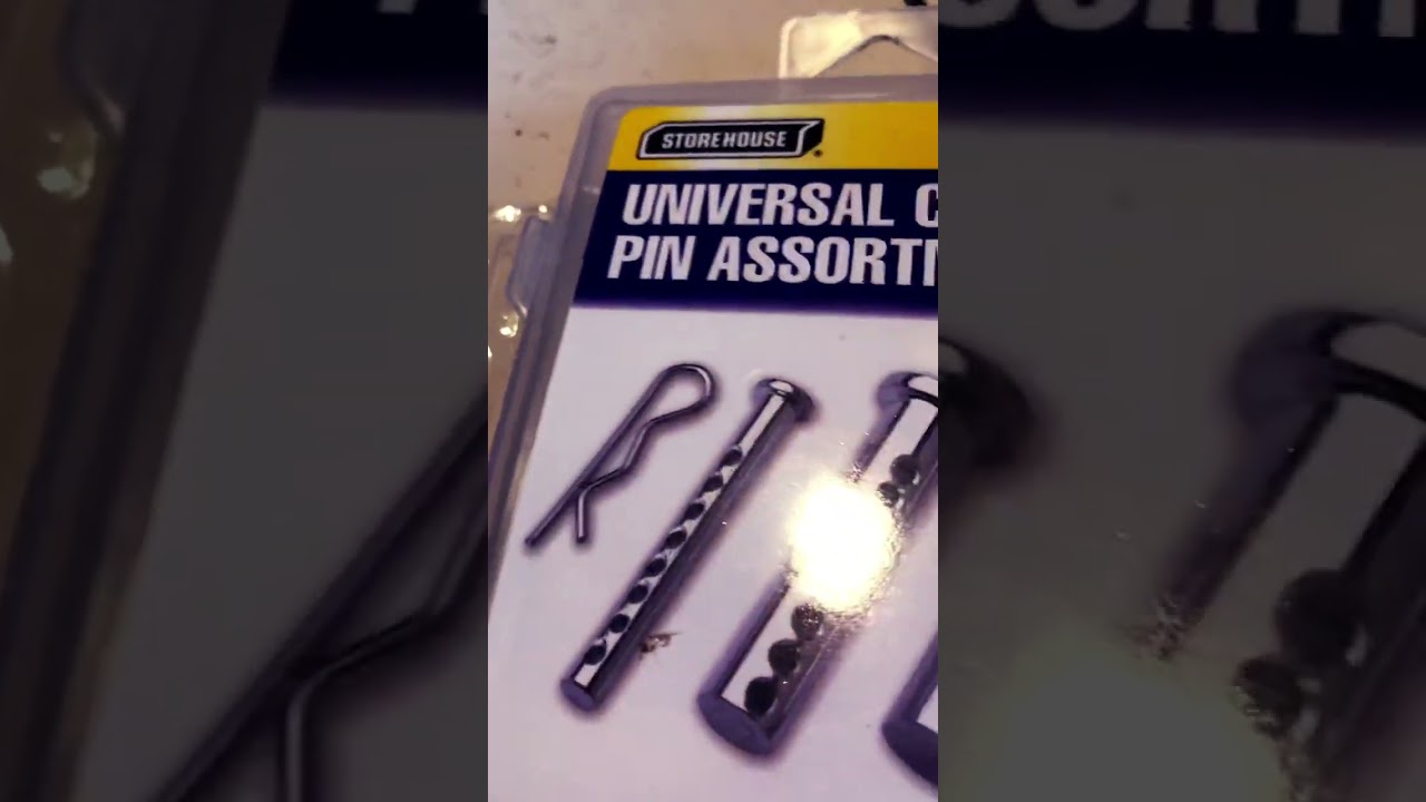 Clevis pin assortment