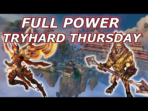 FULL POWER AMC & TRYHARD THURSDAY - Season 8 Masters Ranked 1v1 Duel - SMITE