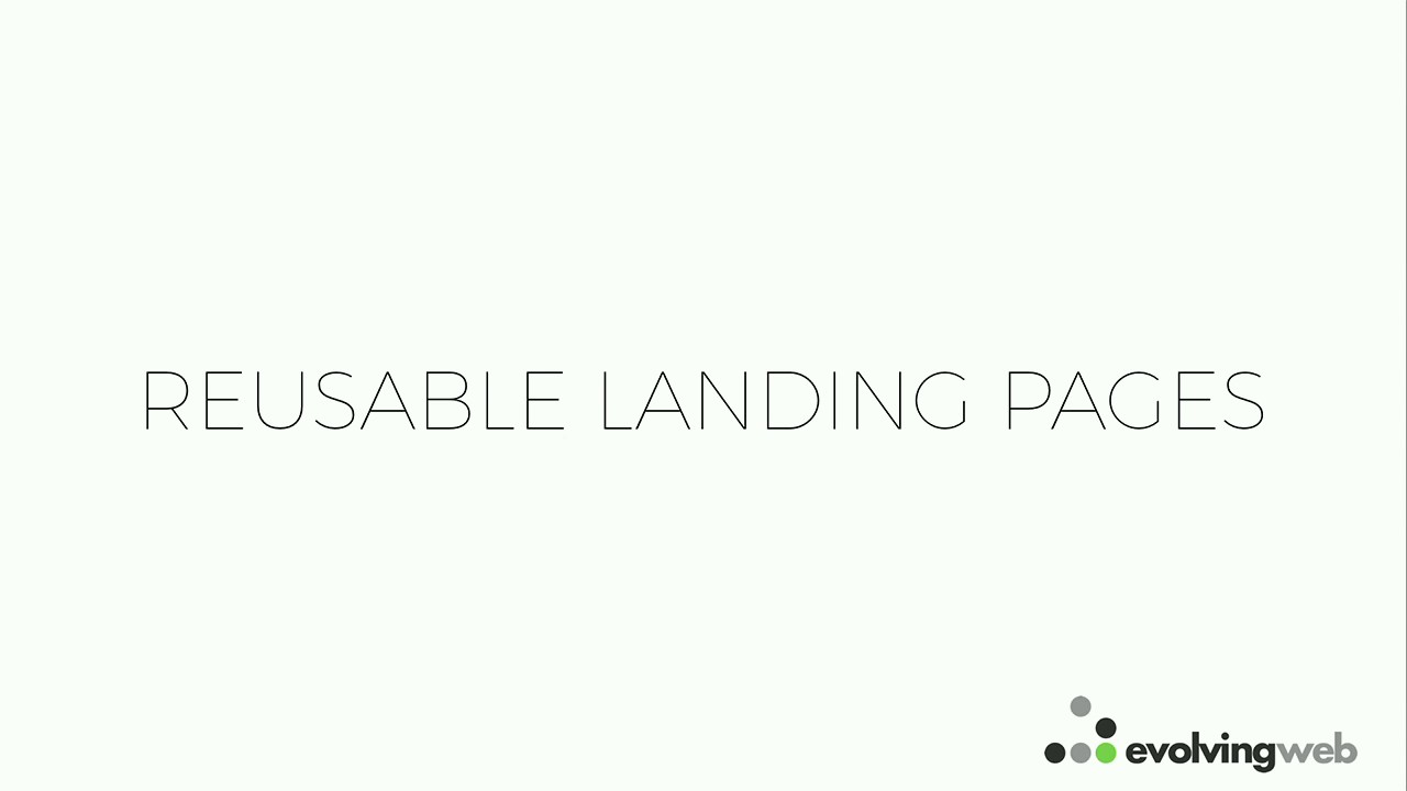 DrupalCon Baltimore 2017: Creating Layouts and Landing Pages for Drupal 8