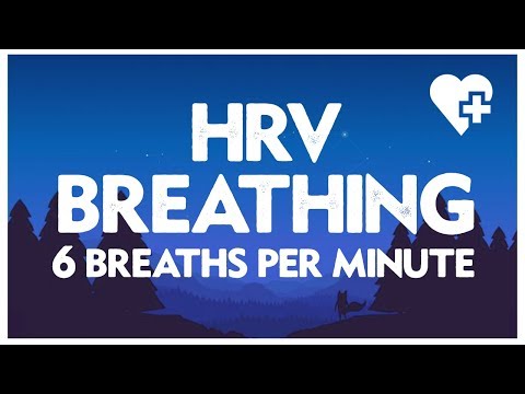 HRV Breathing Exercise (6 BPM) - 5 Seconds In, 5 Seconds Out (Resonance Frequency Breathing)