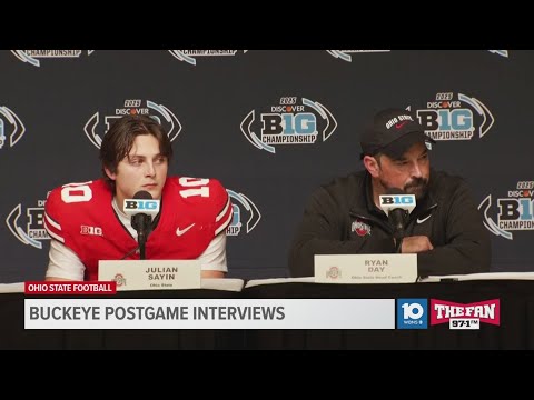 Ryan Day, Julian Sayin postgame interview | Ohio State vs. Indiana — Big Ten Championship