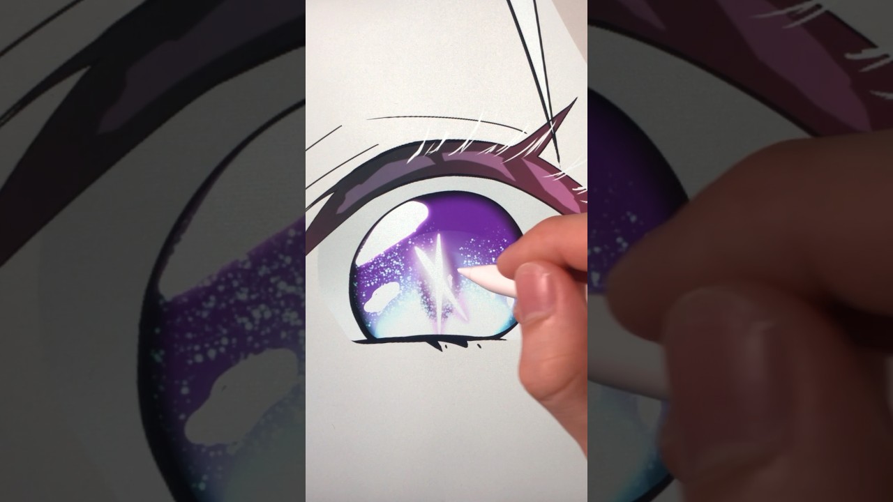 ヤチヨの目を推しの子にして描いたら可愛すぎた #イラスト #イラストメイキング #超かぐや姫