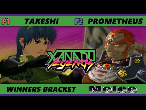 Xanadu Legends - Takeshi (Marth) Vs. Prometheus (Ganondorf) Smash Melee - SSBM