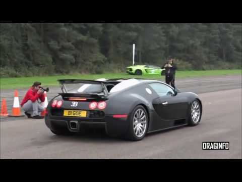 DRAG - Ferrari 458 italia VS Bugatti veyron