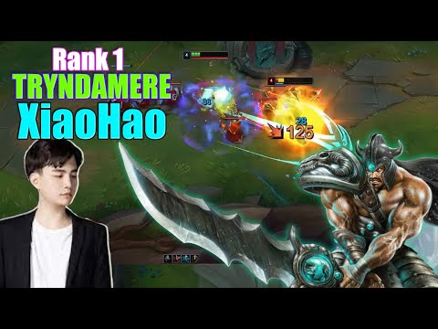 XIAOHAO  RANK 1 TRYNDAMERE VS MALPHITE - A COMEBACK GAME WHEN TEAMMATES ARE 1/10 AT 19 MINUTES
