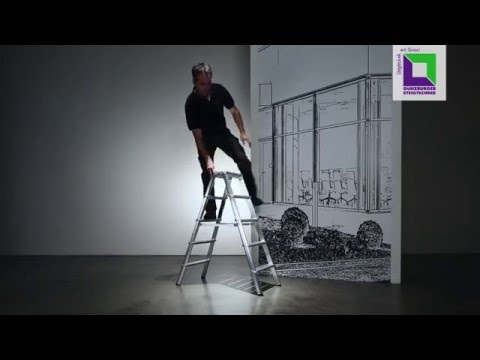 MUNK Stufenstehleiter ML 2x7 Stufen-youtube_img