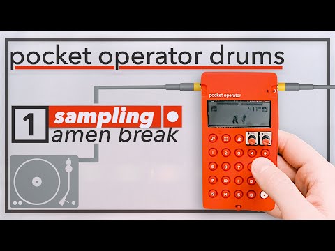 Pocket Operator Drums: Amen Break Sampling (Step 1)