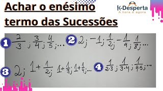 Enésimo Termo de Uma Sequência (Sucessão) Numérica