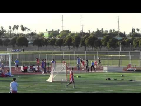 FSG 300m H vs Servite & Rosary 3-9-16 - Los Alamitos Girls