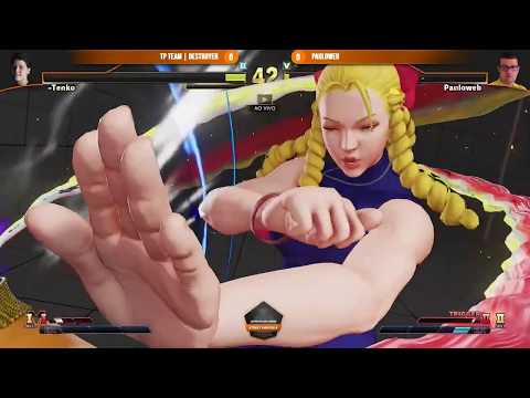 FINAL LIGA KOMBAT KLUB DE STREET FIGHTER V - Pauloweb vs TP Team Destroyer