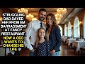 Struggling Dad Saved Her from Embarrassment at Fancy Restaurant, Now a CEO Wants to Change His Life