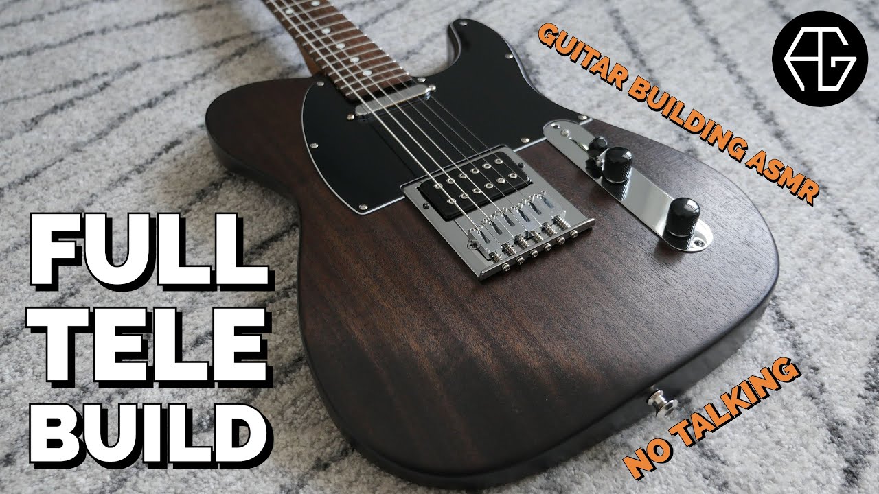 Can I Revive This Old Tele Partscaster? (Full Guitar Build || No Talking || ASMR)