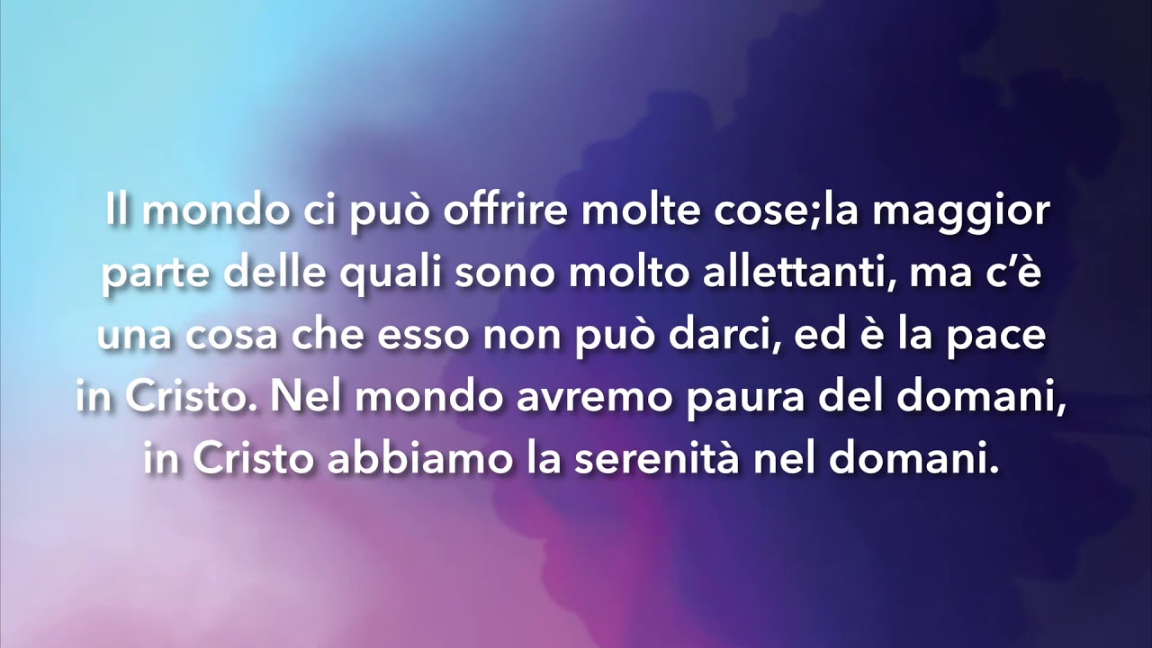 Meditazione Calendario "Parole di Vita" del 23 Settembre 2019