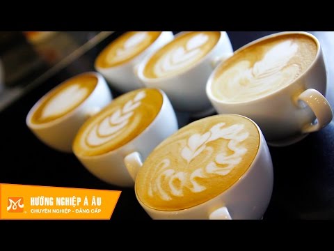 Dạy pha chế café com leite, capuchino, café mocha - Hướng Nghiệp Á Âu
