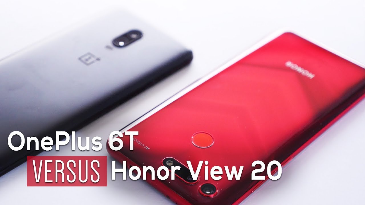 Honor View 20 vs OnePlus 6T: performance speedtest