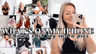 What's On My iPhone 11 Pro + HOW I EDIT MY INSTAGRAM PICTURES *aesthetic*