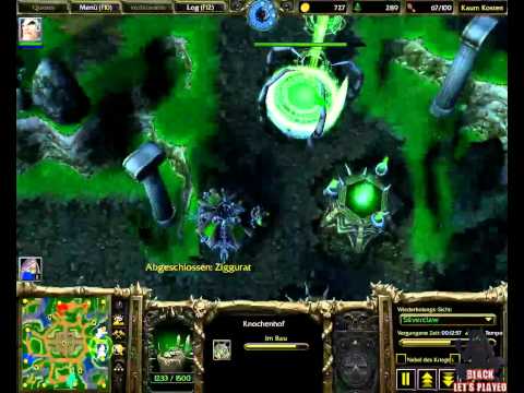 Warcraft 3 Frozen Throne 2 vs 2 (UD + ORC) vs (ORC + ORC) Blacks View (UD)