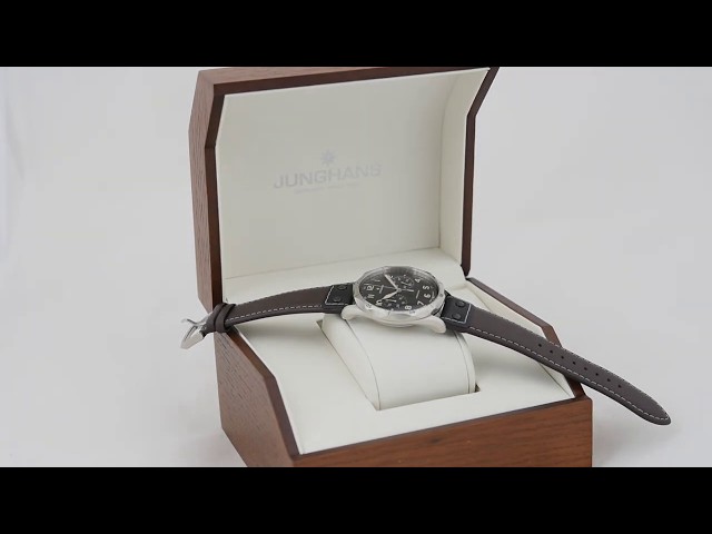 Vídeo relacionado con JUNGHANS Reloj de piloto para Hombre Meister Pilot Chronoscope marrón/Antracita 27/3493.00