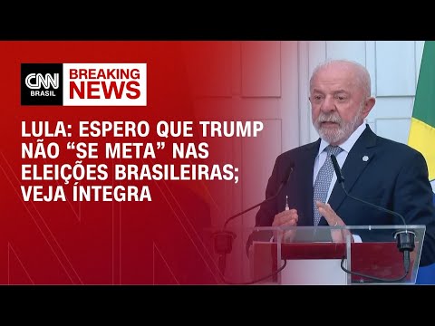 Donald Trump tem que aprender com as eleições do Brasil, diz Lula no G7 | BASTIDORES CNN
