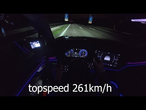 2025 VW Touareg V6 TDI 286PS - 0-261km/h - Autobahn | Zeiten messen | POV