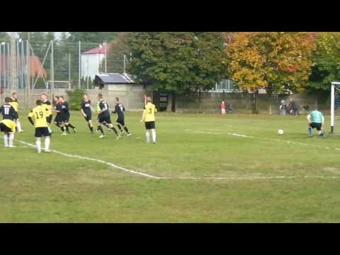 Czarni Lipa - KS Żupawa (gol dla Lipy + radość naszych piłkarzy po golu wyrównującym)