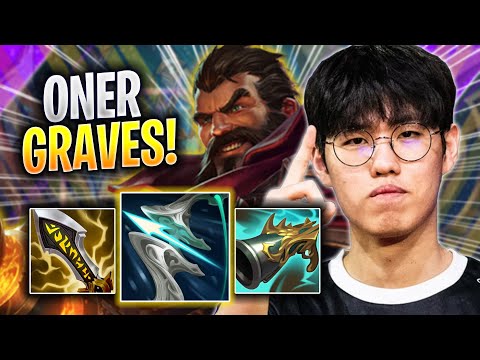 ONER CRAZY GAME WITH GRAVES! - T1 Oner Plays Graves JUNGLE vs Kha'zix! | Season 2023