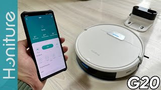 Honiture G20 - Robot Vacuum Cleaner and Washes