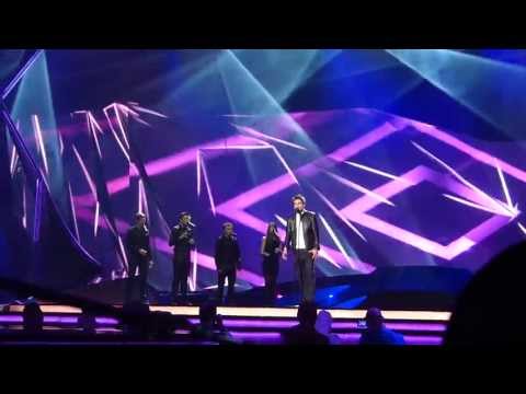 Lithuania 2nd rehearsal - Andrius Pojavis - "Something" - Eurovision Song Contest 2013