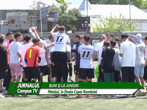 JUNIORII U 19 DE LA METALUL BUZĂU SUNT ÎN FINALA CUPEI ROMÂNIEI
