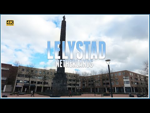 Exploring Lelystad, Netherlands: Central Station To Shopping Mall - City Center Walking Tour 🚶‍♀️