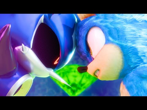 Movie Sonic VS Metal Sonic┃Part 2┃REMATCH! (3D Fight Animation)