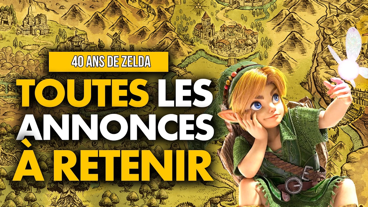 40 ANS The Legend of ZELDA : TOUT ce qui NOUS ATTEND ! 💥