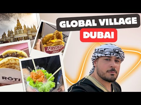🔥DUBAI GLOBAL VILLAGE FOOD TOUR🔥 |diese2