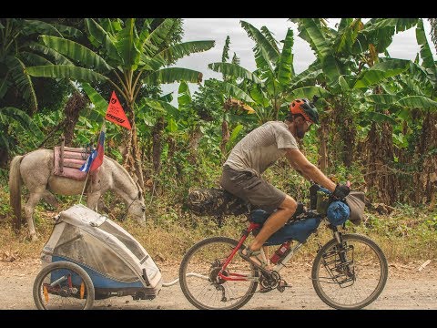 Cycle touring and bikepacking Ometepe island in Nicaragua