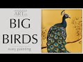Big Birds Easy Painting