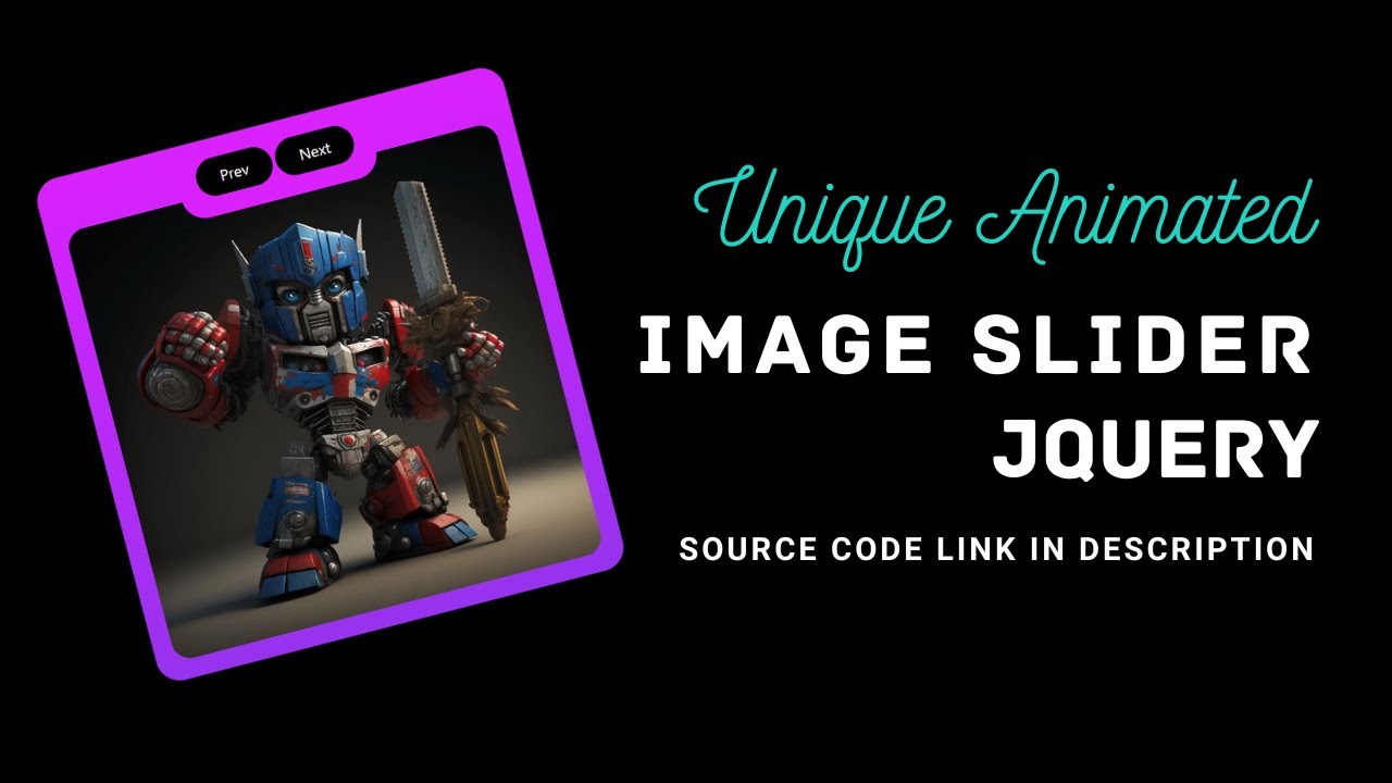 Create Animated Image Slider Using HTML CSS and jQuery