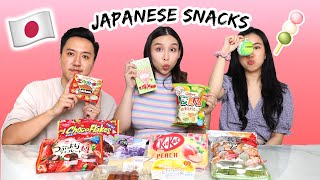 Trying Japanese Snacks 🍡 | TINA TRIES IT