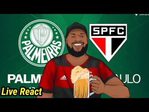 REACT AO VIVO PALMEIRAS 1X2 SÃO PAULO l É Choque Rei decisivo