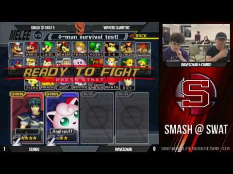 Smash @ Swat 5: Stango (Marth) vs IHaveSonar (Puff) - Winners Quarters