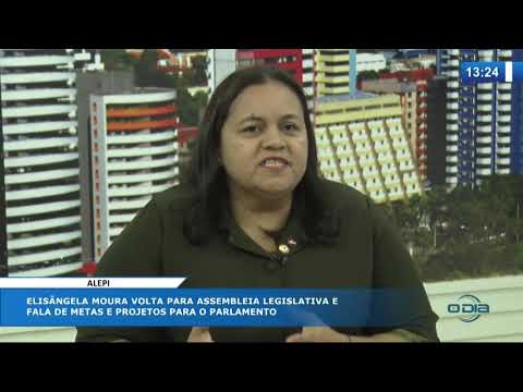 O DIA NEWS 17 02 20  ElisaÌ‚ngela Moura (Dep. Estadual PDdoB) - Metas e projetos