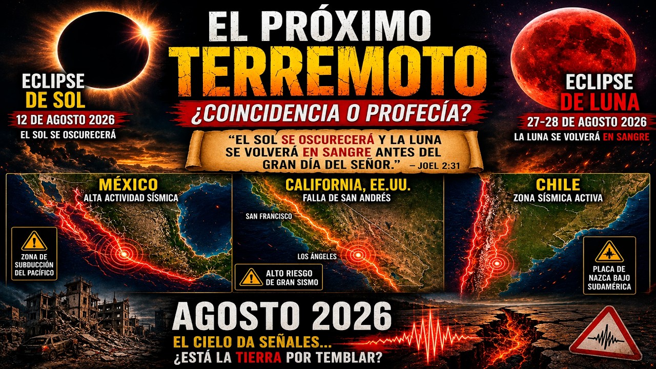 LAS IMPACTANTES PROFECÍAS DEL PRÓXIMO GRAN TERREMOTO EN 2026