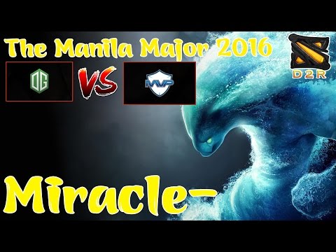 Miracle plays Morphling - OG vs MVP - Manila Major 2016 - UB Semifinal Game 1